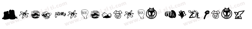 International Symbols 1字体转换